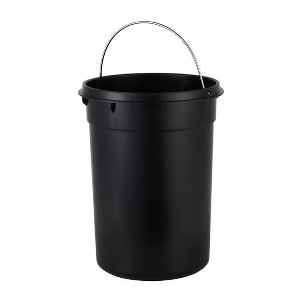 Відро для сміття з плавним закриттям кругле Zerix Solo-TC0205 SS Color 5л колір нержавійка (ZX5888) ZX5888 фото