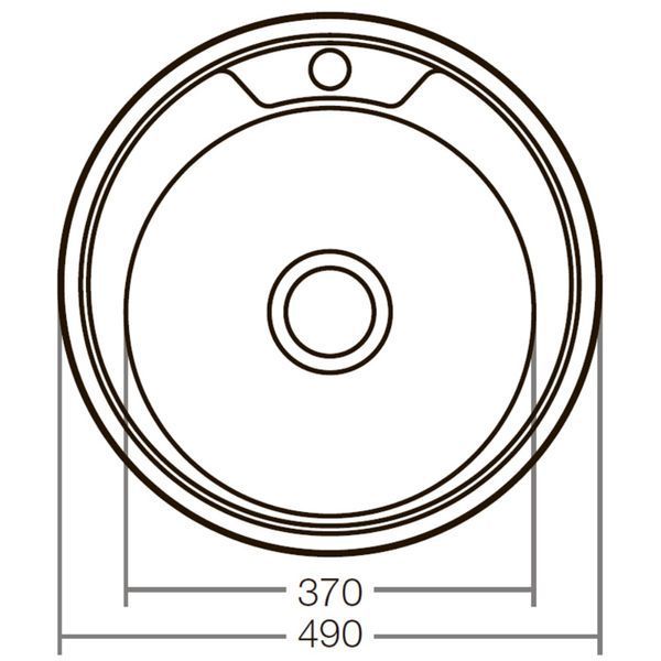 Мийка кухонна Zerix Z490-06-180D (decor) (ZX1583) ZX1583 фото