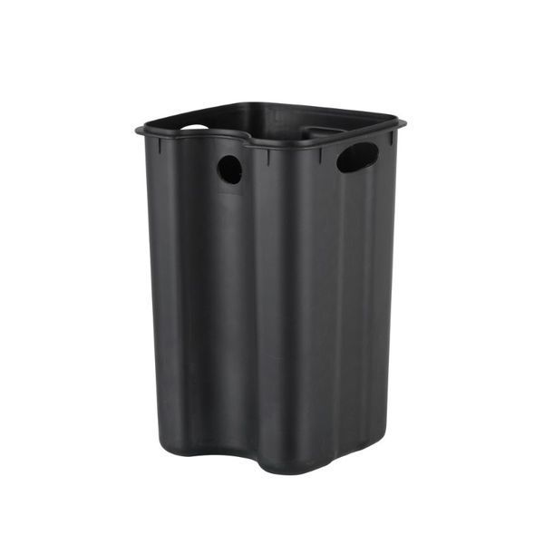 Відро для сміття з плавним закриттям квадратне Zerix Kubix-TC0108 SS Color 8л колір нержавійка (ZX5891) ZX5891 фото