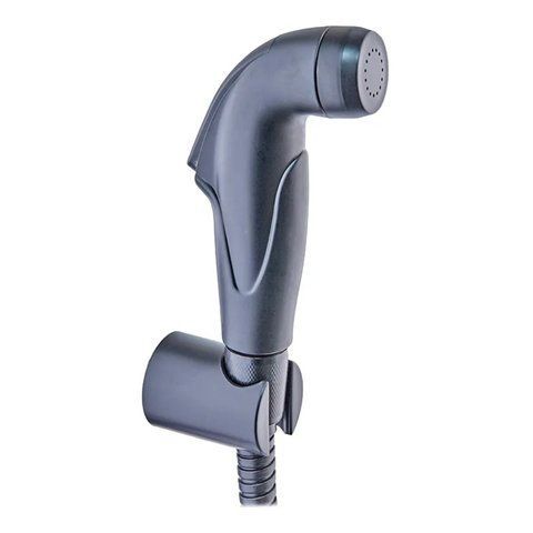 Набір для душу гігієнічного Zerix Bidet SET-008 Black (колір чорний) (ZX4914) ZX4914 фото