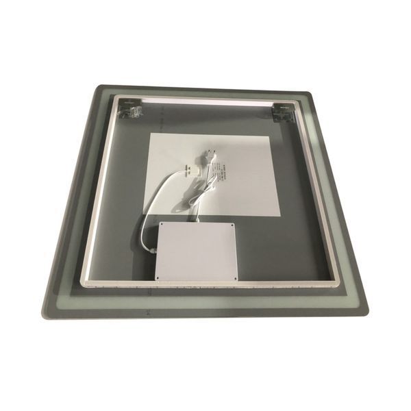 Дзеркало Zerix Mirra MR05-80x80 з LED Touch, Anti-fog, димером, регулятором яскравості (ZX6058) ZX6058 фото