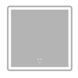 Дзеркало Zerix Mirra MR05-80x80 з LED Touch, Anti-fog, димером, регулятором яскравості (ZX6058) ZX6058 фото 1
