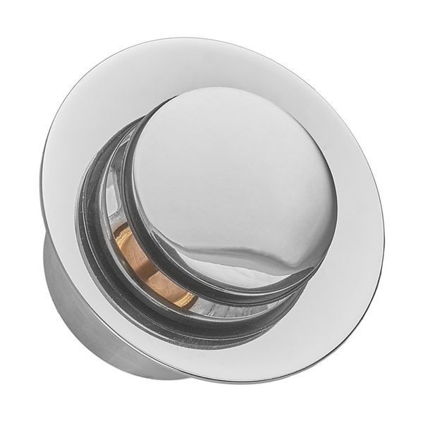 Донний клапан для раковини Zerix BV-04 1 1/4'' універсальний (з/без перел) СLICK-СLACK (Колір хром) (ZX6021) ZX6021 фото