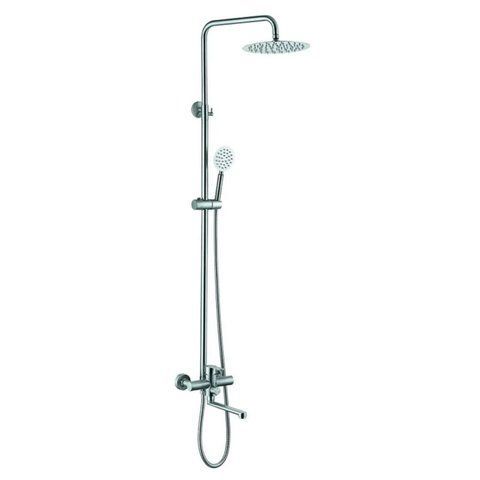 Душова колона із змішувачем Zerix DAX-006-J-20cm (нерж. сталь) (ZX4827) ZX4827 фото