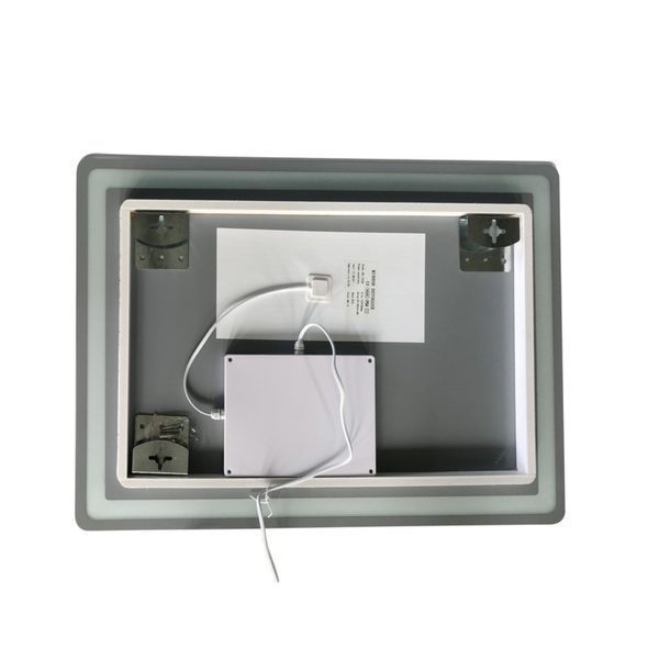 Дзеркало Zerix Mirra MR05-70x50-REVERSE з LED Touch, Anti-fog, димером, регулятором яскравості (ZX6055) ZX6055 фото