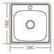 Мийка кухонна ZERIX Z3838-06-160D (decor) (ZM0556) ZM0556 фото 2