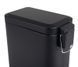 Відро для сміття з плавним закриттям прямокутне Zerix Sansa-TC0105 Black 5 л колір чорний (ZX5894) ZX5894 фото 4