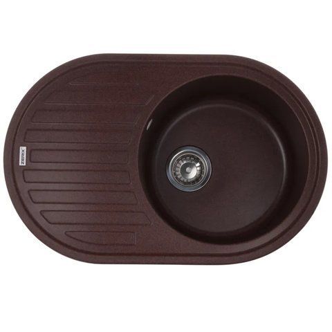 Мийка кухонна Zerix ZS-7750R-12 Коричнева (ZX4560) ZX4560 фото