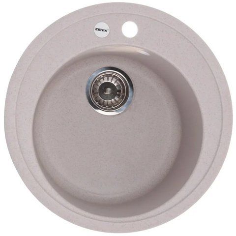 Мийка кухонна Zerix ZS-510R-07 Мармурова (ZX4534) ZX4534 фото
