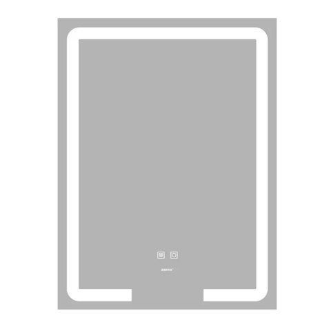 Дзеркало Zerix Prime MR02-50x80 з LED Touch, Anti-fog, димером, регулятором яскравості (ZX6052) ZX6052 фото