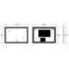 Дзеркало Zerix Mirra MR05-100x70 з LED Touch, Anti-fog, димером, регулятором яскравості (ZX6060) ZX6060 фото 7