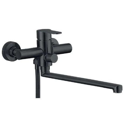 Змішувач для ванни Zerix DAX-006 (Euro) Black з нерж. сталі SUS304 (ZX4816) ZX4816 фото
