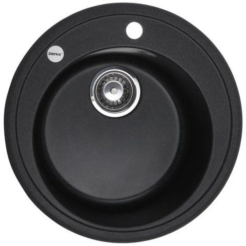 Мийка кухонна ZERIX ZS-510R-13 Графитная (ZX4537) ZX4537 фото