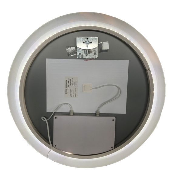 Дзеркало Zerix Solo MC01-60 з LED Touch, Anti-fog, димером, регулятором яскравості (ZX6063) ZX6063 фото