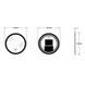 Дзеркало Zerix Solo MC01-60 з LED Touch, Anti-fog, димером, регулятором яскравості (ZX6063) ZX6063 фото 6