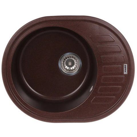 Мийка кухонна Zerix ZS-6250R-12 Коричнева (ZX4552) ZX4552 фото