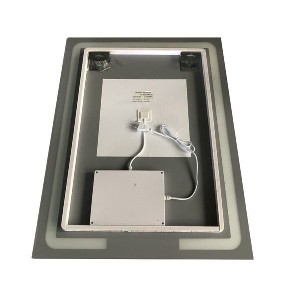 Дзеркало Zerix Prime MR02-60x80 з LED Touch, Anti-fog, димером, регулятором яскравості (ZX6051) ZX6051 фото