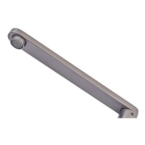 Змішувач для кухні Zerix KFM-011 graphite із нерж. сталі SUS304 (ZX4865) ZX4865 фото